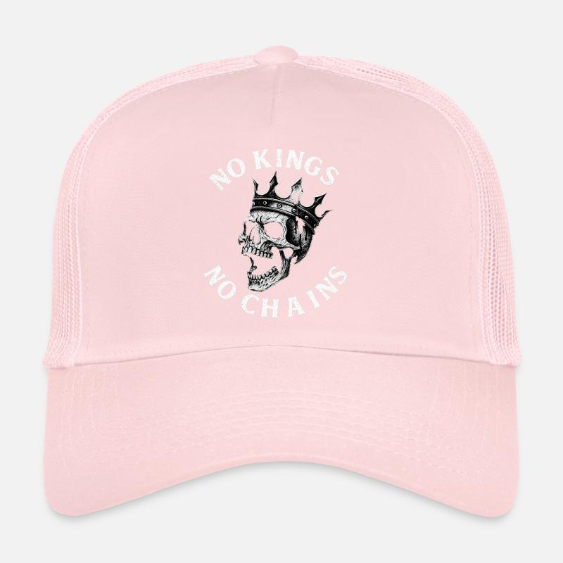 Pas de rois pas de chaînes Crâne Casquette trucker 