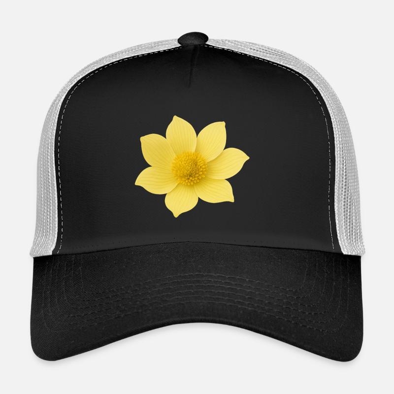 Gelbe Blume mit weichen Petalen Trucker Cap