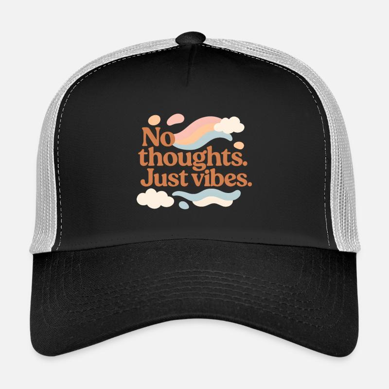 Conception de motivation fantaisiste nuage et arc-en-ciel Casquette trucker 