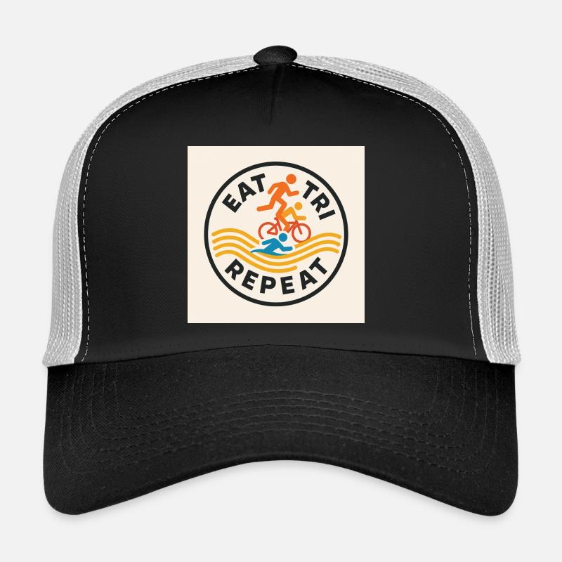 ESSEN SIE TRI REPEAT Trucker Cap