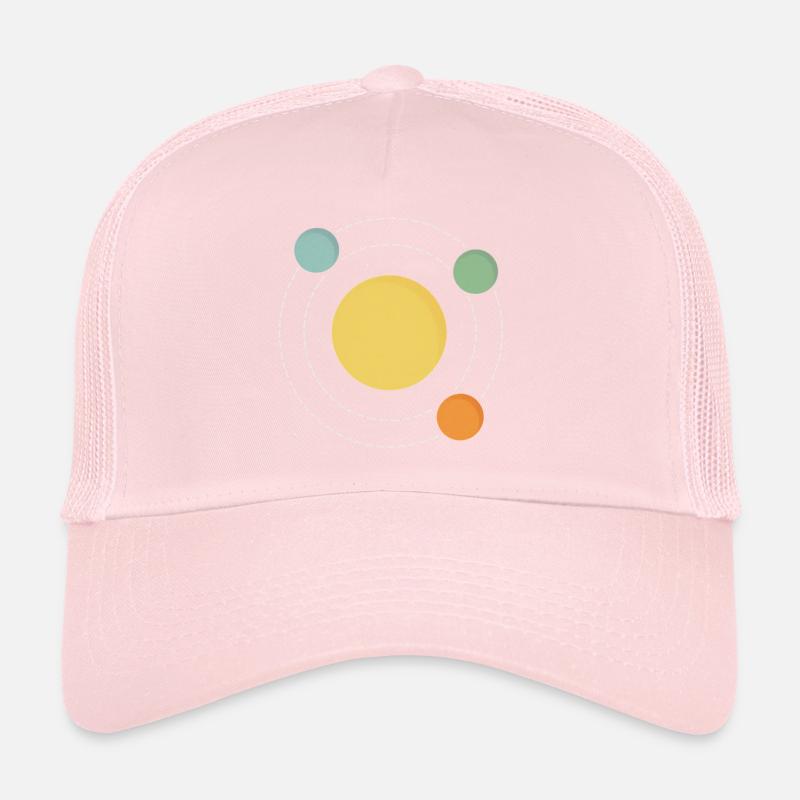 Orbite du Soleil Abstrait Print Design Casquette trucker 