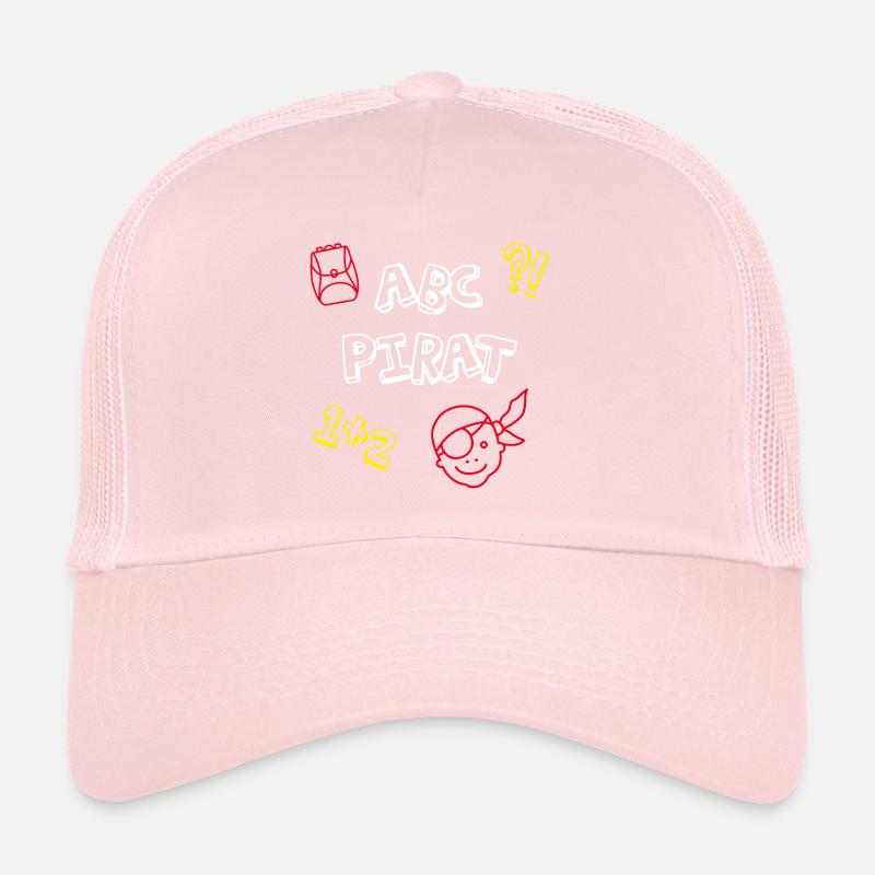 ABC Pirate School Enrollation School Comic Kids Celebration Casquette trucker 