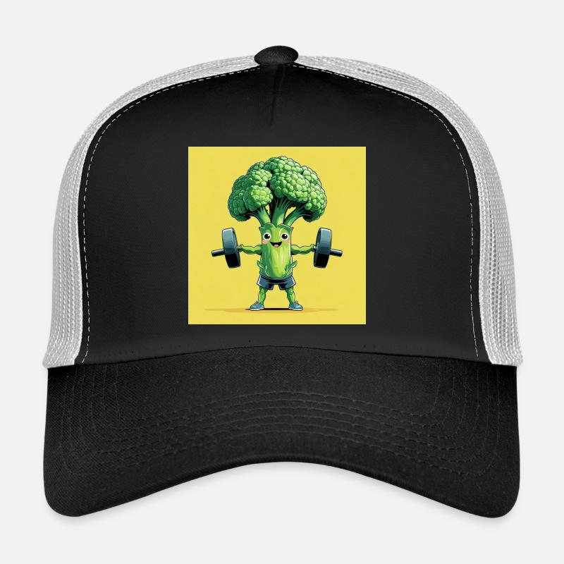 Gesunder Brokkoli Kraftprotz Trucker Cap