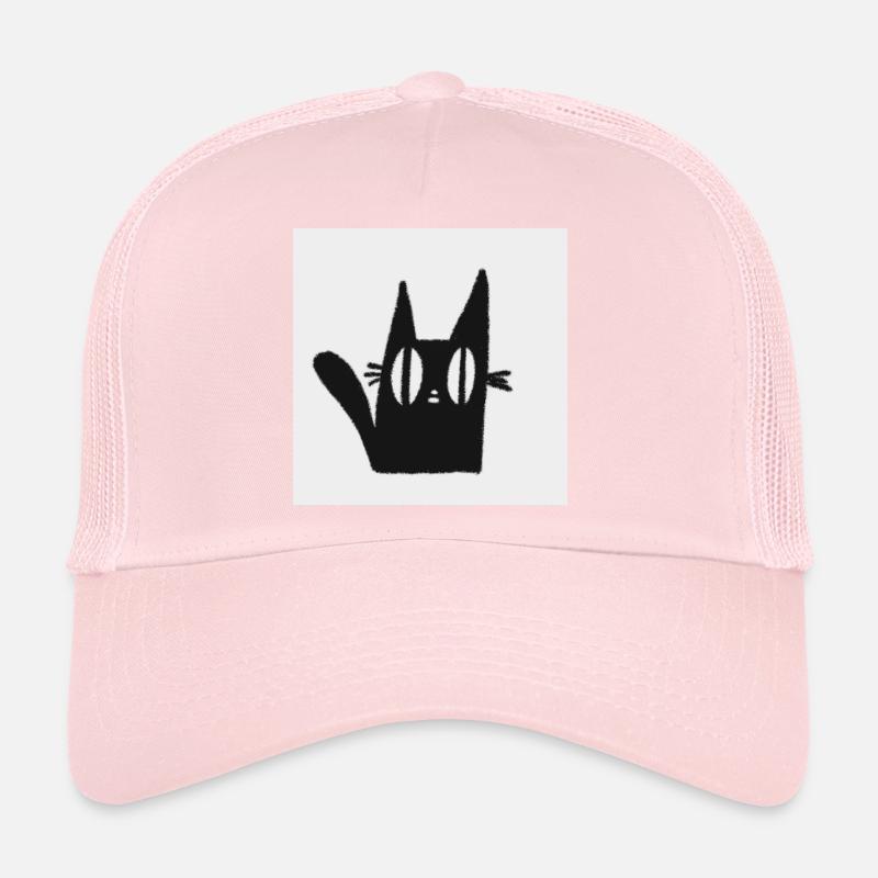 Mimi le chat noir Casquette trucker 