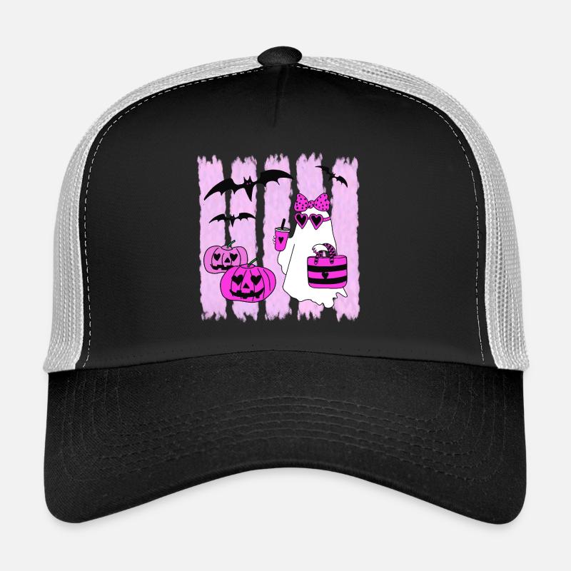 Fashion Ghost - Trucker Cap - black/stone grey