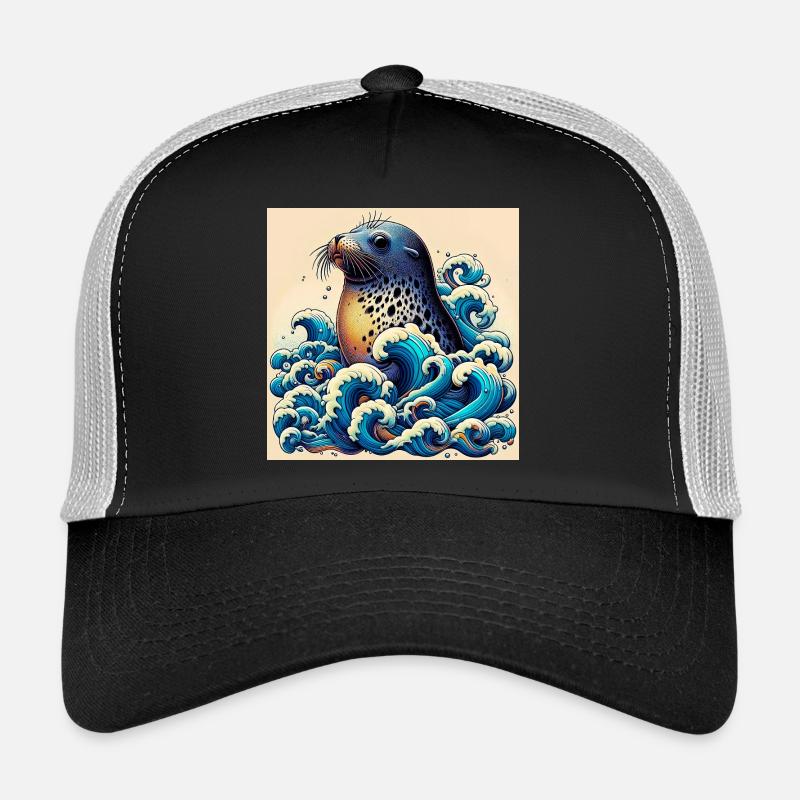 Siegel - Trucker Cap - Schwarz/Steingrau