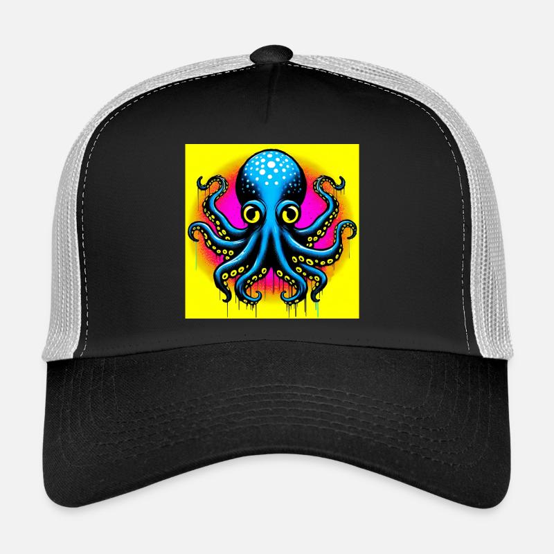 Pieuvre Casquette trucker 