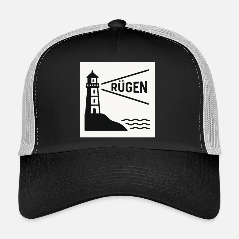 Réprimander - Casquette trucker  - noir/gris pierre
