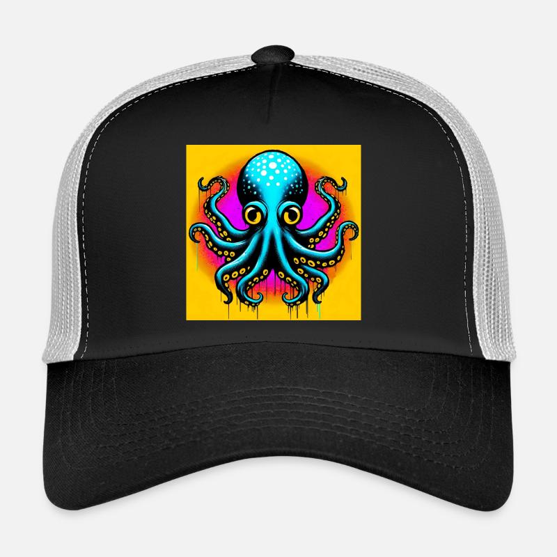 Pieuvre Casquette trucker 