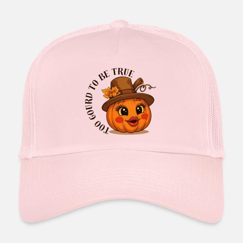Autumn Pumpkin Trucker Cap