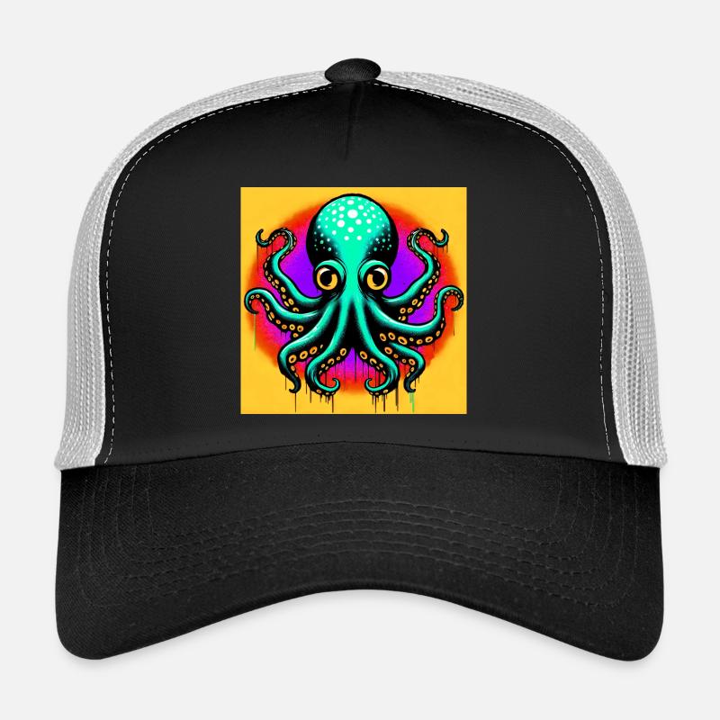 Pieuvre Casquette trucker 