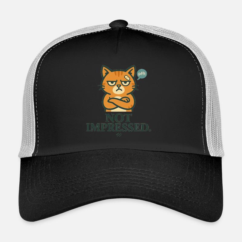 Not Impressed – Grumpy-Katze Trucker Cap
