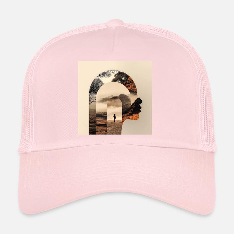 Silhouette Nature Counseling Design Casquette trucker 