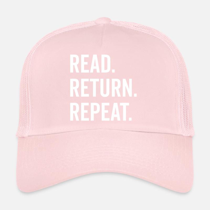 Lecture Retour Répétition Casquette trucker 