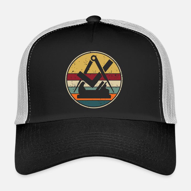 Charpentier Guilde de charpentier Signe Guilde d’artisanat Casquette trucker 