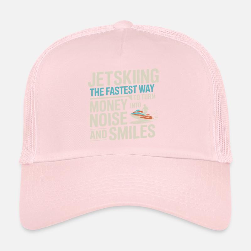 Jetski Argent Dans Le Bruit Et Sourire Citation Casquette trucker 