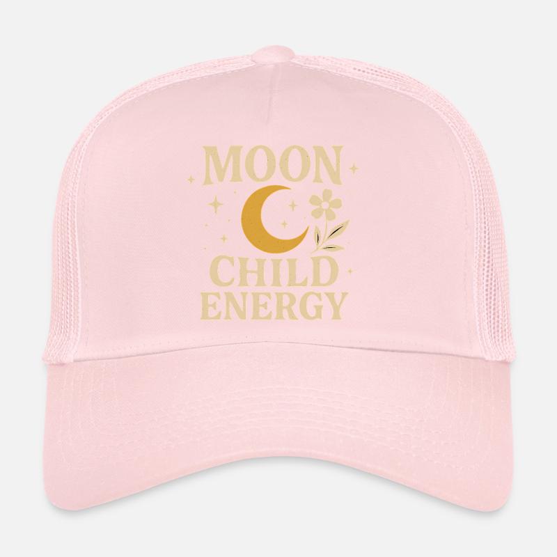 Lune et Fleur Enfant Conception Énergétique Casquette trucker 