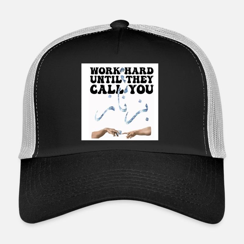 Motivation Arbeit Geld - Trucker Cap - Schwarz/Steingrau