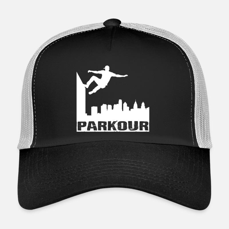 Parkour - Trucker Cap - Schwarz/Steingrau