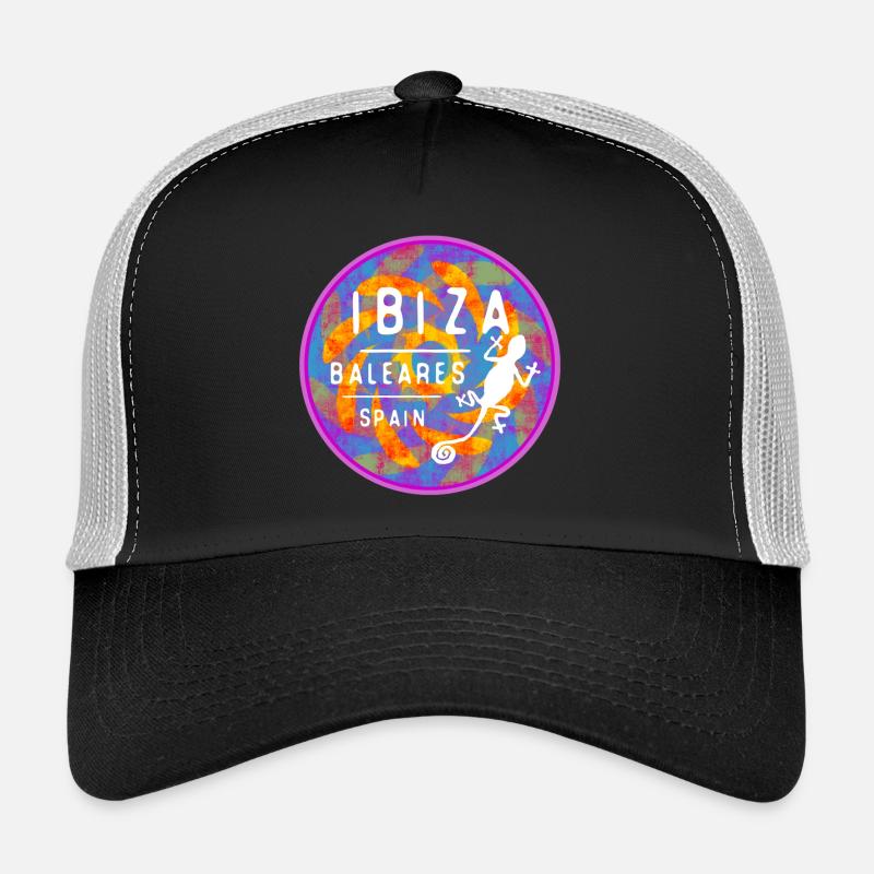 Ibiza Balearic Islands Design Trucker Cap