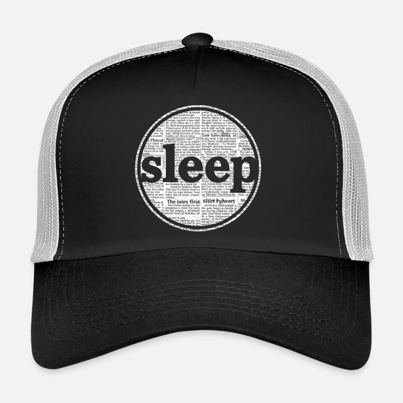 Dormir - Casquette trucker  - noir/gris pierre
