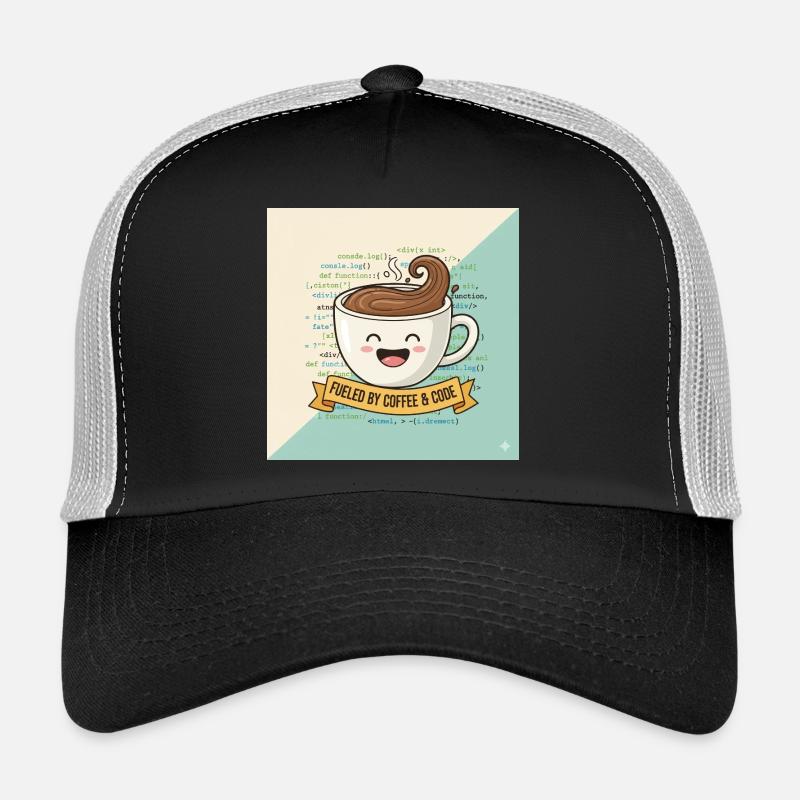 Tasse à café Happy et code Casquette trucker 