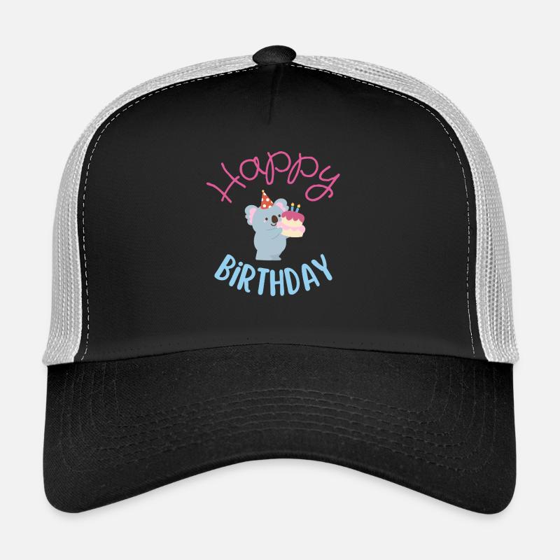 Happy birthday - Trucker Cap - black/stone grey