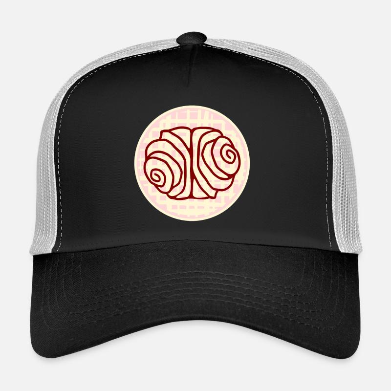 FRANZBRÖTCHEN GEBÄCK HAMBURGER STUDENTIN - Trucker Cap - Schwarz/Steingrau