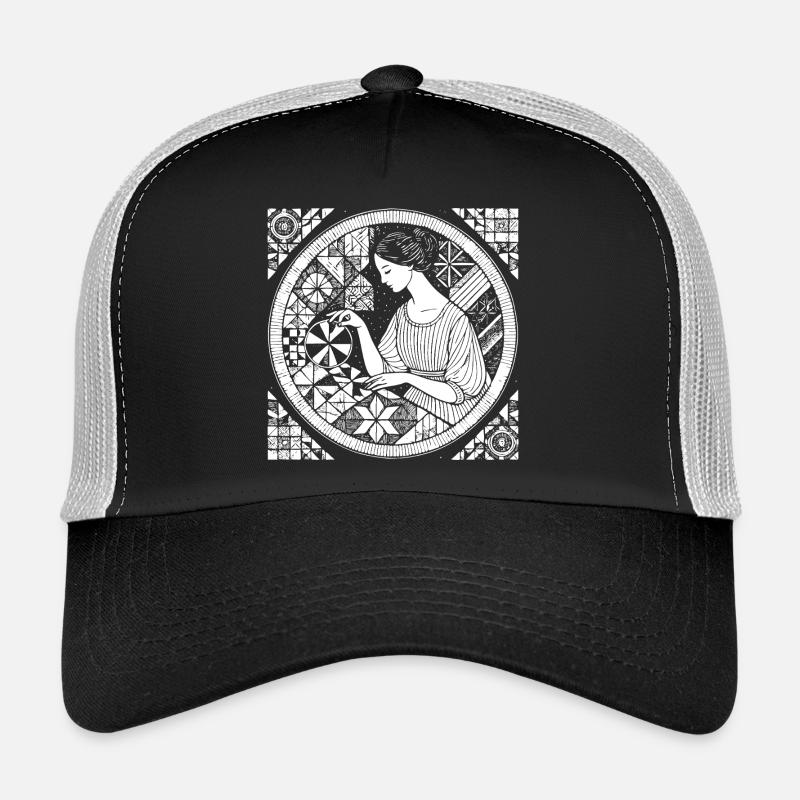 Conception de courtepointe – Créativité et artisanat Casquette trucker 