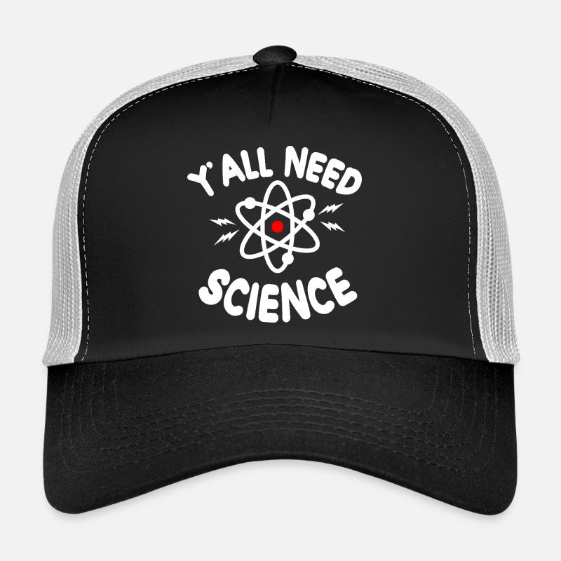 Science for All Atom Tee - Trucker Cap - black/stone grey