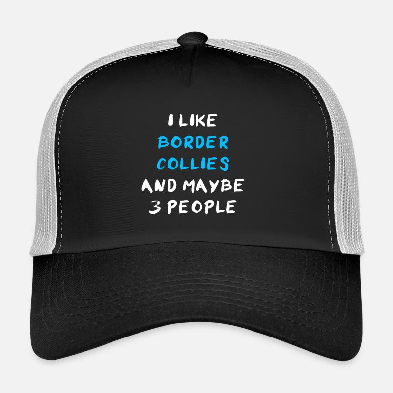 Border Collie Casquette trucker 