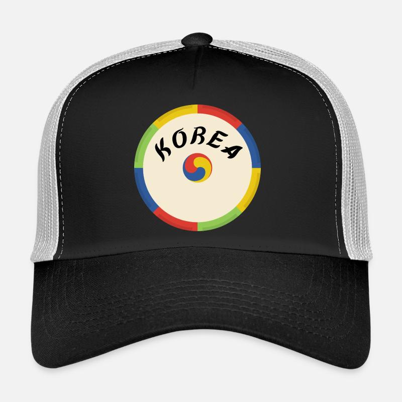 Korea Design – Tradition & Culture in a Circle - Trucker Cap - black/stone grey