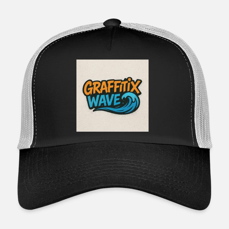 Graffitix Wave Graffiti Logo Casquette trucker 