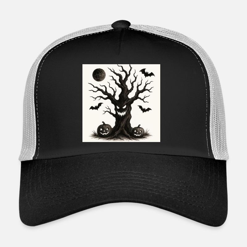 Halloween-Gruselbaum 31. Oktober Trucker Cap