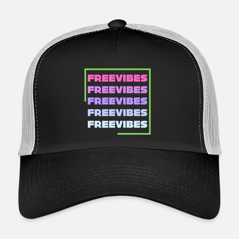 Freie Stimmung - Trucker Cap - Schwarz/Steingrau