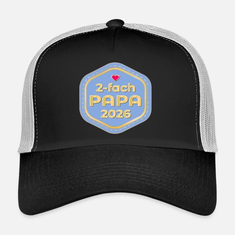 Annonce du bébé 2026 de deux pères Casquette trucker 