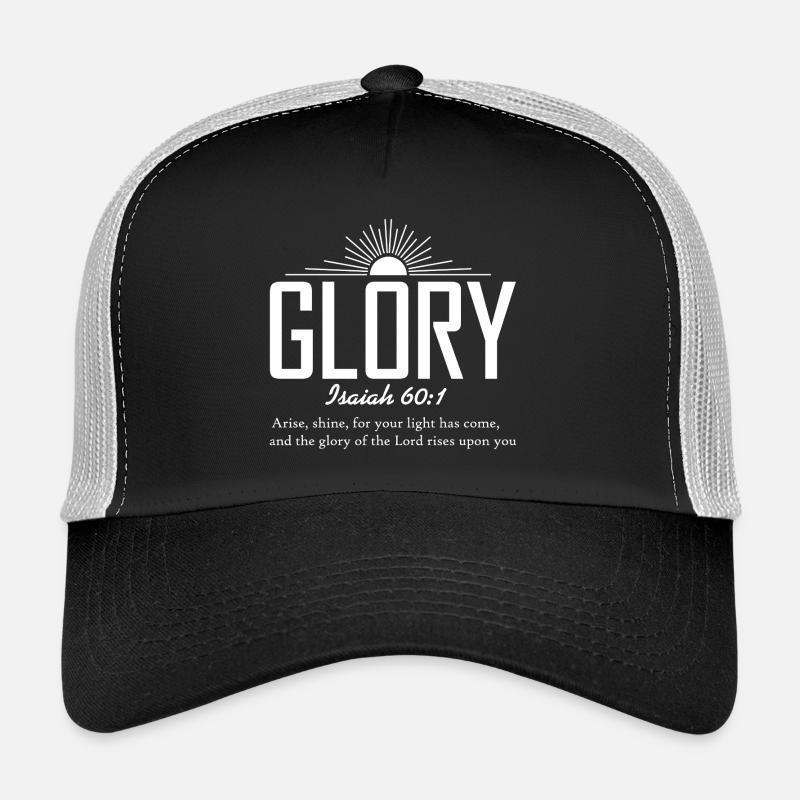 Glory Sunrise Bibelverse Trucker Cap