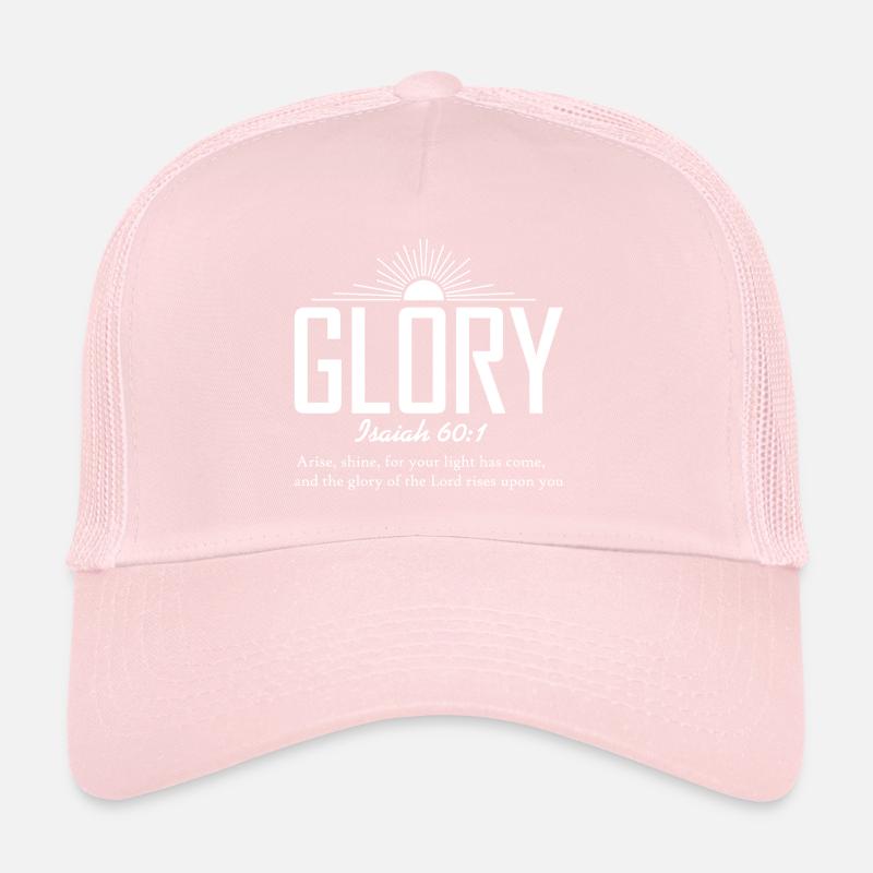 Versets bibliques de Gloire Sunrise Casquette trucker 