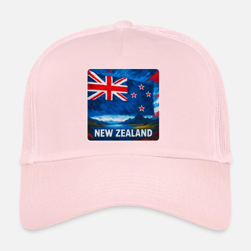 Neuseeland Flaggen Design Trucker Cap