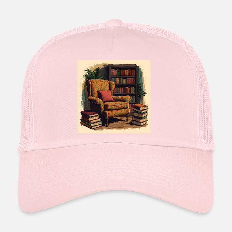Chaise de lecture confortable Casquette trucker 