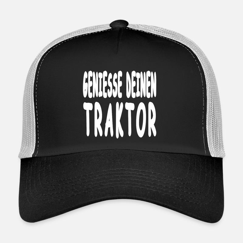 Traktor - Trucker Cap - Schwarz/Steingrau