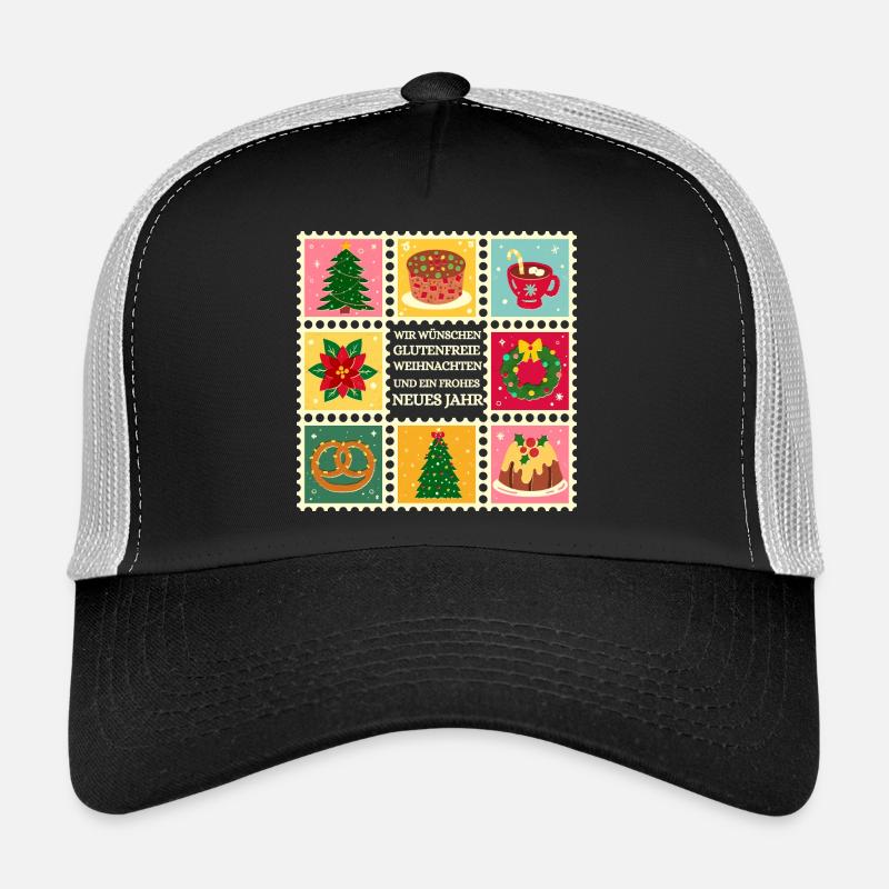 Gluten-Free Christmas Patterns Trucker Cap