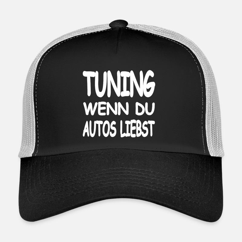 Tuning - Trucker Cap - Schwarz/Steingrau