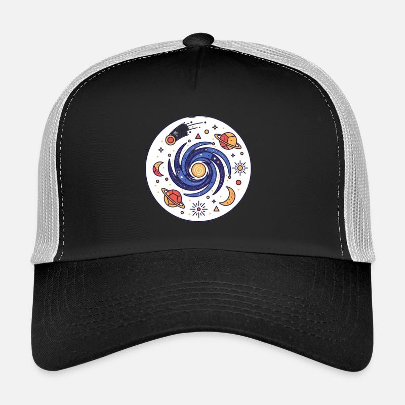 Galaxie du vortex cosmique Casquette trucker 