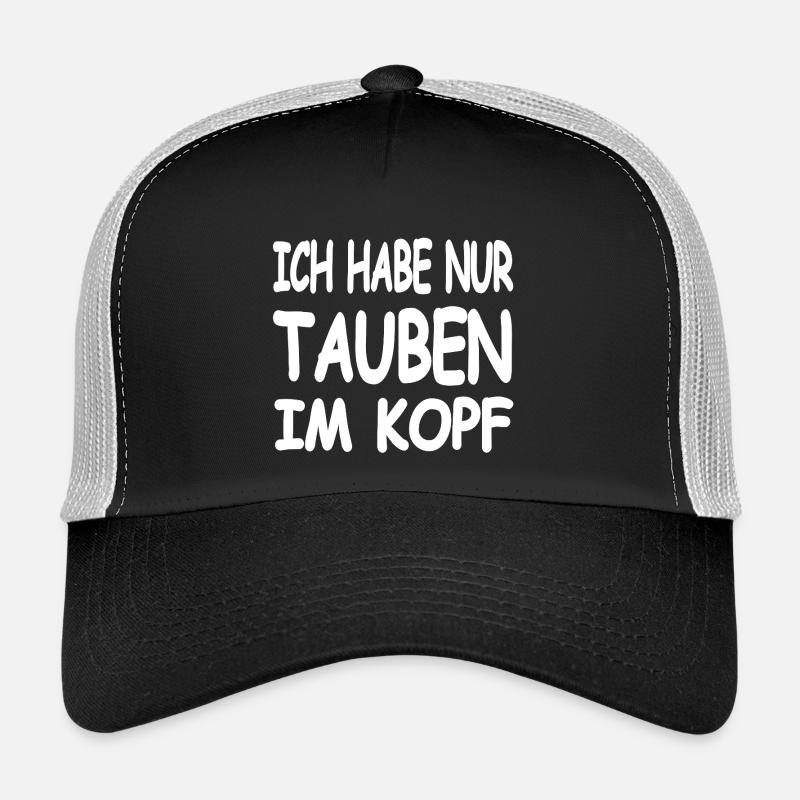 Tauben - Trucker Cap - Schwarz/Steingrau