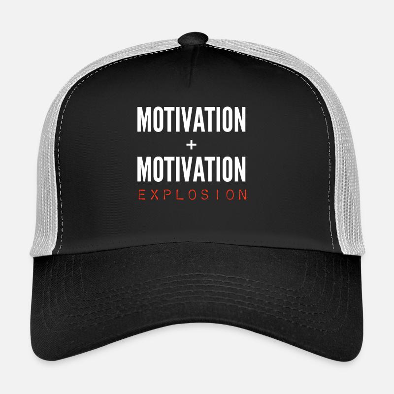 Motivation + Motivation = Explosion Trucker Cap