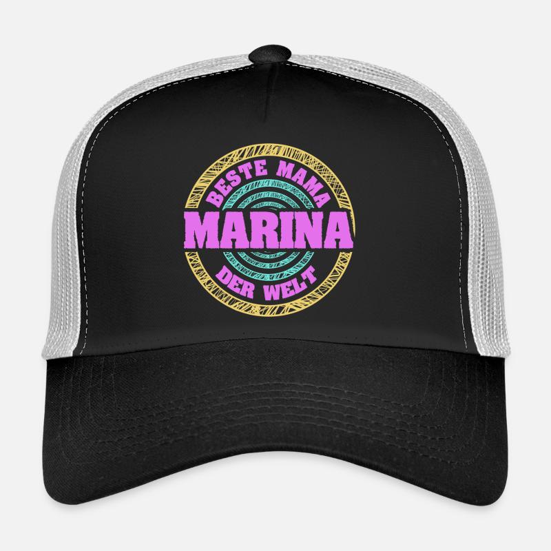 Mutter Marina - Trucker Cap - Schwarz/Steingrau