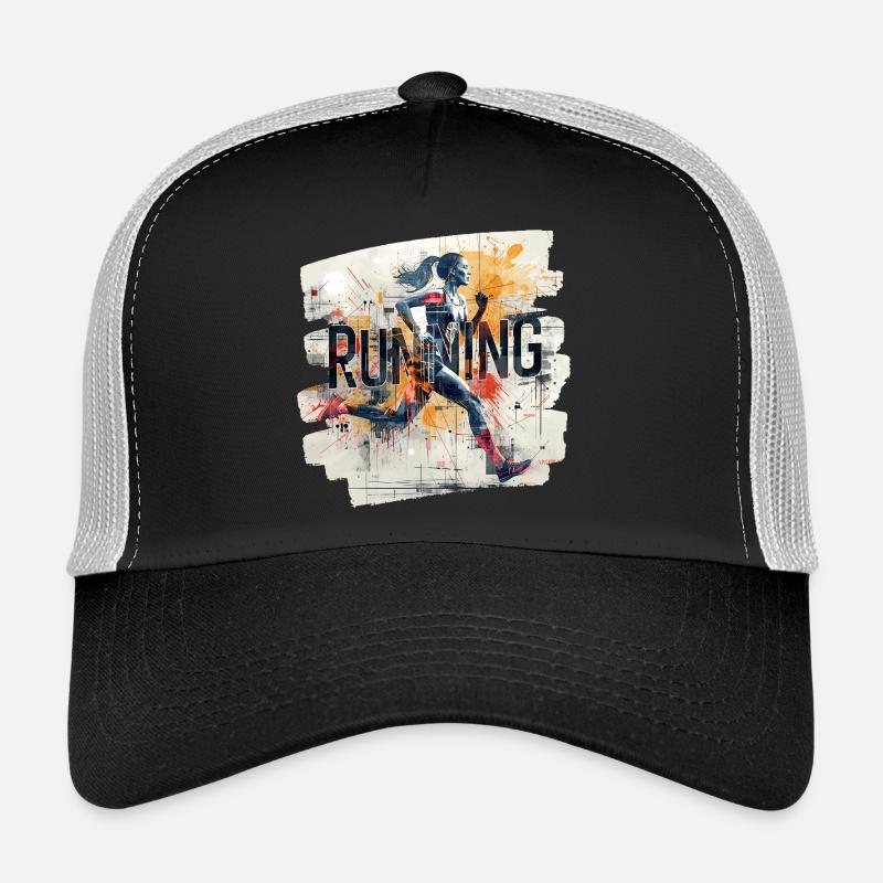 🏃 ♀️ Course à pied – l’énergie en mouvement Casquette trucker 