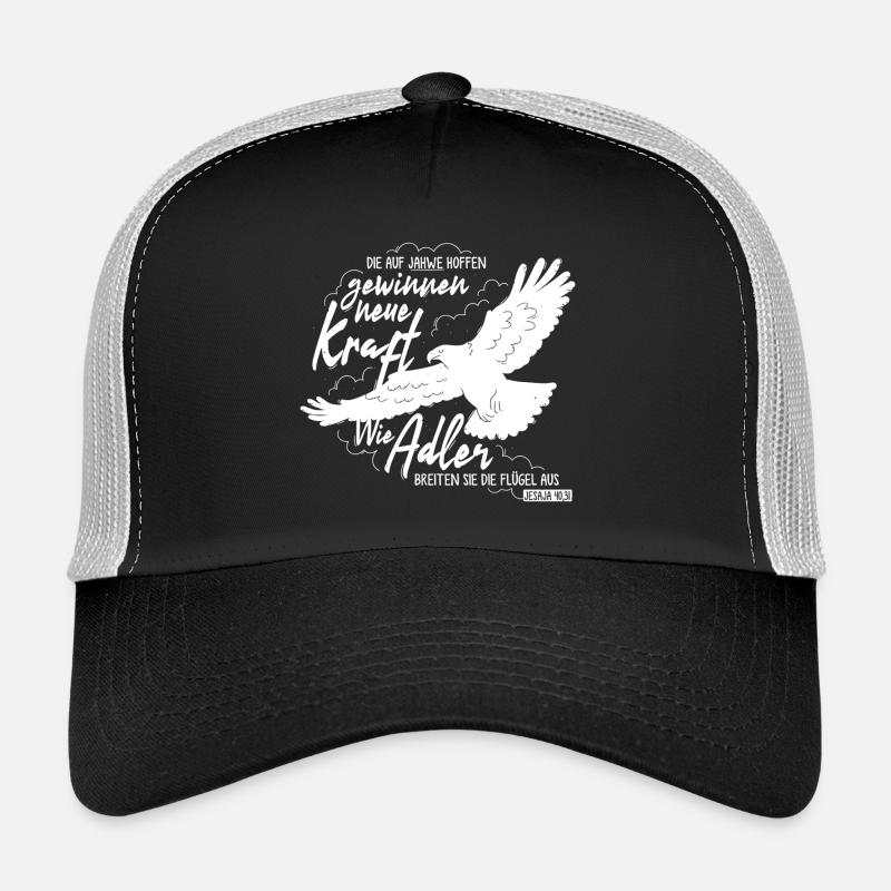 Ésaïe 40:31 - Comme un lettrage d’aigle Casquette trucker 