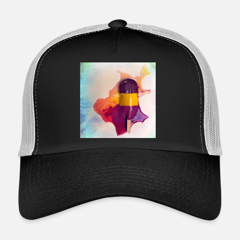 Popsicle - Trucker Cap - Schwarz/Steingrau